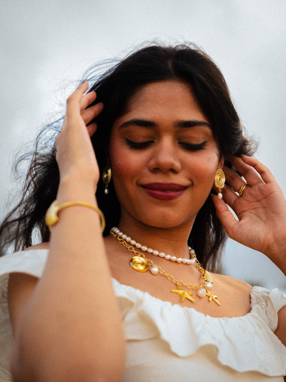 Two layered Fresh water Pearl Necklace