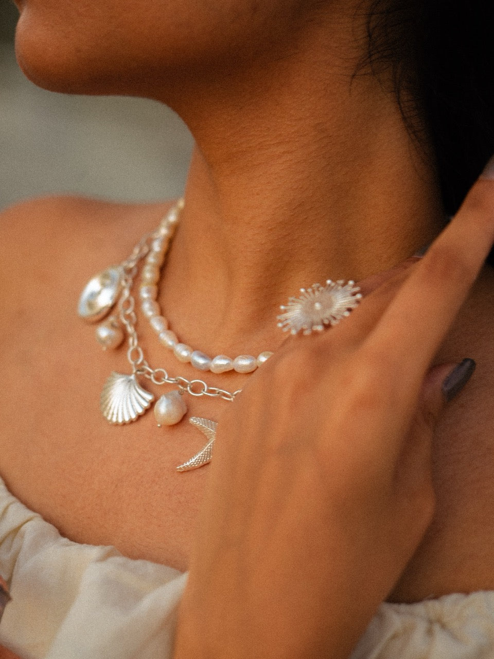 Two layered Fresh water Pearl Necklace