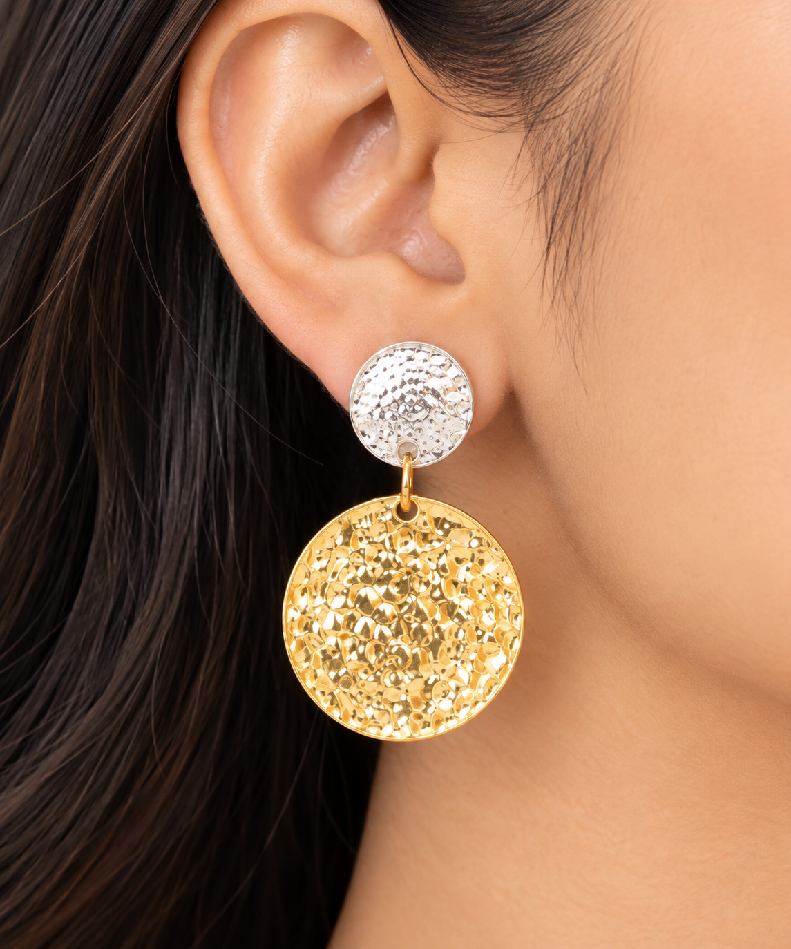 Chandrika Dual-Tone Earrings